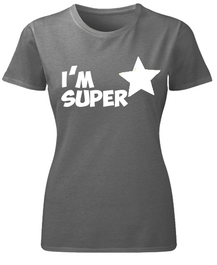 Majice sa stampom natpisom slikom/Za devojku/im superstar (crna).jpg